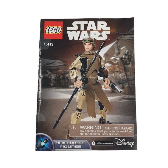 75113 REY 2016 Star Wars LEGO Building Manual Instruction Replacement - Picture 1 of 2